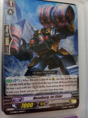 Metalborg, Jet Sider Carta Vanguard