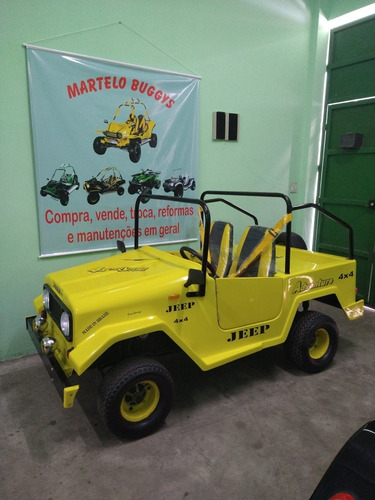 Míni Buggy Jeep Completo Único Com Portas E Setas 215cc 4t !