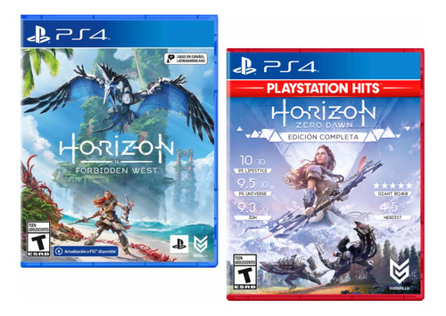 Combo Pack Horizon Forbidden + Horizon Zero Ps4 Nuevos*