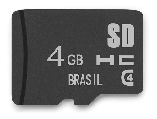 Cartão De Memória Micro Sd 4gb Multilaser Nf Mc144 Celular