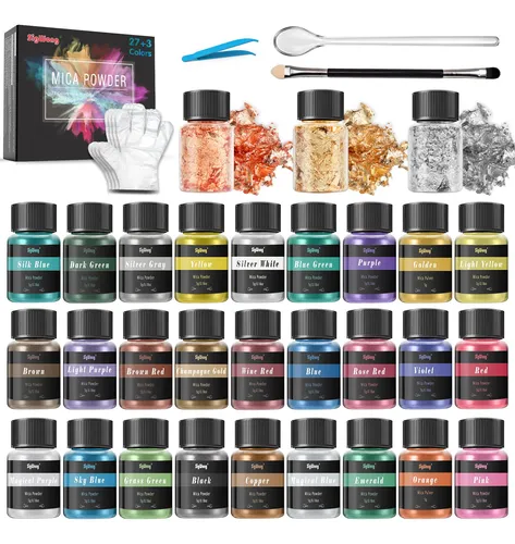 comprar Polvo De Mica - Juego De 30 Pigmentos De Color De Resina Epo