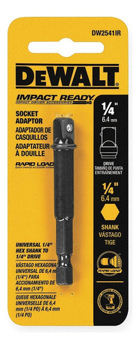 Adaptador Hexagonal A Cuadrante Dewalt Dw2541ir G 1/4.- E.o