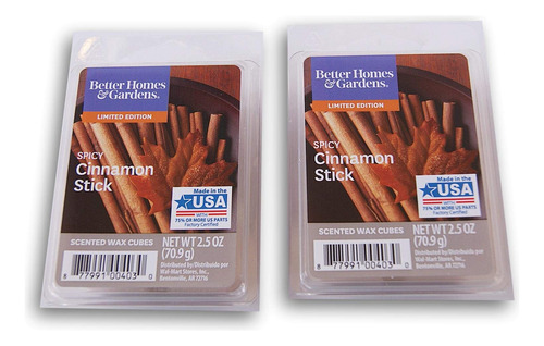 Better Homes And Gardens  Juego De Cubos De Cera Aromatizad