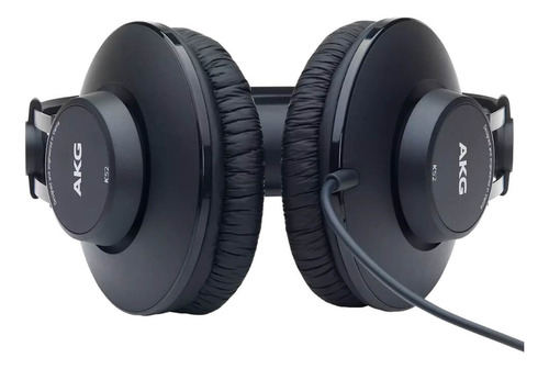Fone De Ouvido Akg K52 Fechado De Estúdio Com Fio