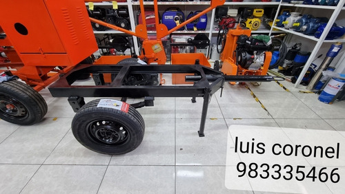 Imagen 4 de 4 de Remolque Tipo Carreta Con Llantas #13 Soporte Hasta 1500kg