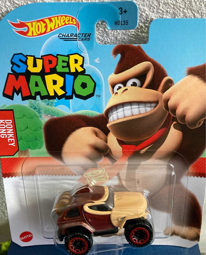 Donkey Kong- Carros com personagens de Super Mario Bros Hot Wheels