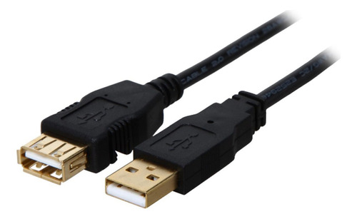 Extensión Cable Usb A 2.0 Macho A Hembra 75 Centímetros