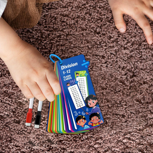 Tarjeta De Flash De Kids Mathematics Con 2 División