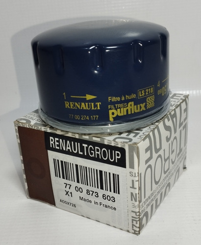 Filtro Aceite Motor Renault Logan 1.6 7700873603