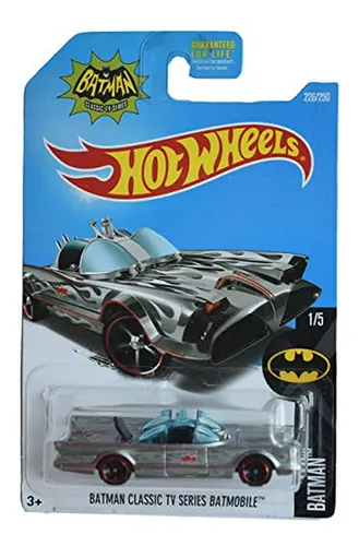 Batimóvil Zamac Hot Wheels, Batman Serie Clásica Tv 1-5