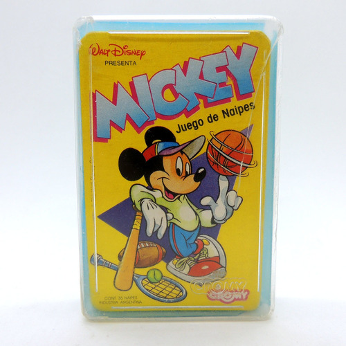 Cromy Mickey Disney Juego De Cartas Naipes Retro Ori Madtoyz