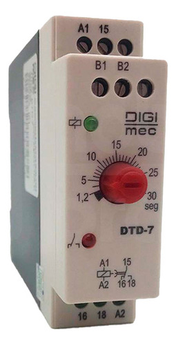 Relé de retardo de desenergización Dtd-7 de 30 segundos - Digimec