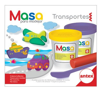 Masa Para Moldear Modelo Transportes De Antex