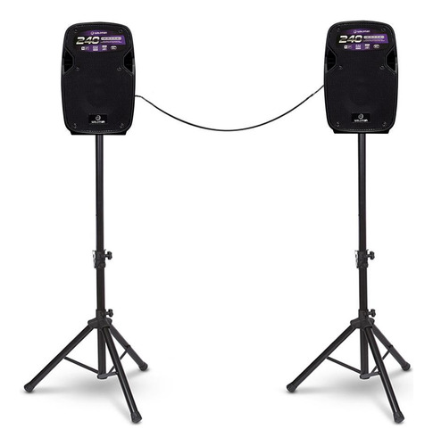 Kit Caixa Acústica Waldman Flex Kit Fk-240x 240w Com Suporte