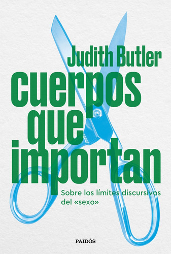 Libro Cuerpos Que Importan De Butler Judith