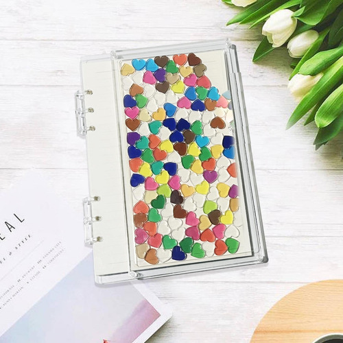 Cuaderno De Hojas Sueltas, Papelería Creativa Para Corazón