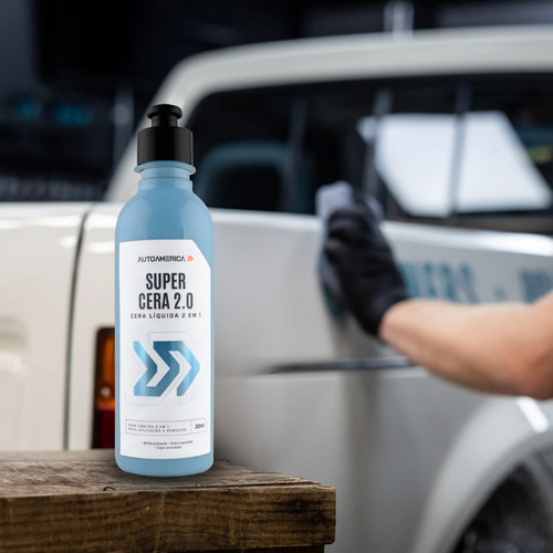 Kit Lavagem Automotiva Autoamerica Shampoo Neutro Cera Pano