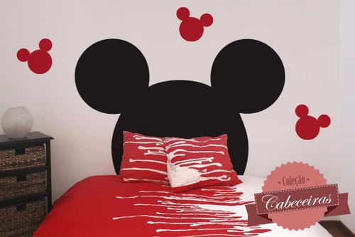 Adesivo Papel Parede Cabeceira Infantil Mickey Disney Barato