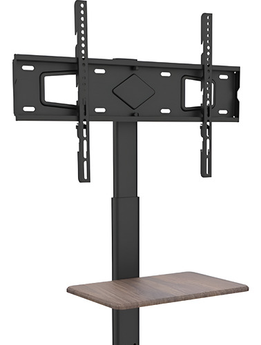 Soporte Rack Tv Movil Con Ruedas 32 A 70 Base Pedestal Negro Negro