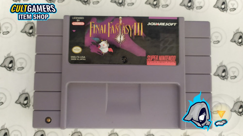 Imagen 1 de 5 de Final Fantasy Iii Snes En Excelente Estado De Conservación