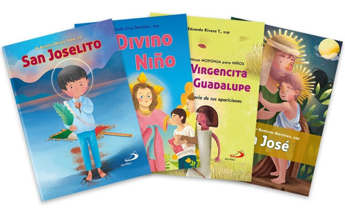 Colección Vidas De Santos Para Niños - 4 Libros
