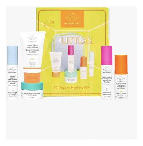 Drunk Elephant The Littles - 30 Days To Healthy Skin Momento De Aplicación Día/noche Tipo De Piel Todo Tipo De Piel