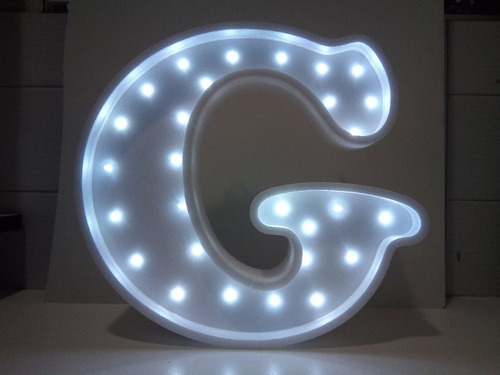 Imagen 7 de 10 de Letra 50 Cm Luces Led Polyfan Nombre Luz Iluminado Quince Eventos