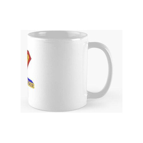 Taza Superhéroe Divertido - Superteacher - Fuerza Coraje Val