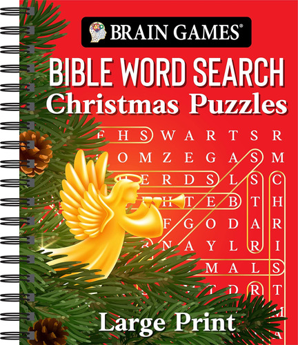 Libro: Brain Games - Bible Word Search: Christmas Puzzles -