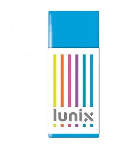 Borracha Lunix Azul 1 Unidade Tilibra