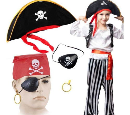 Set Disfraz Pirata  Halloween 