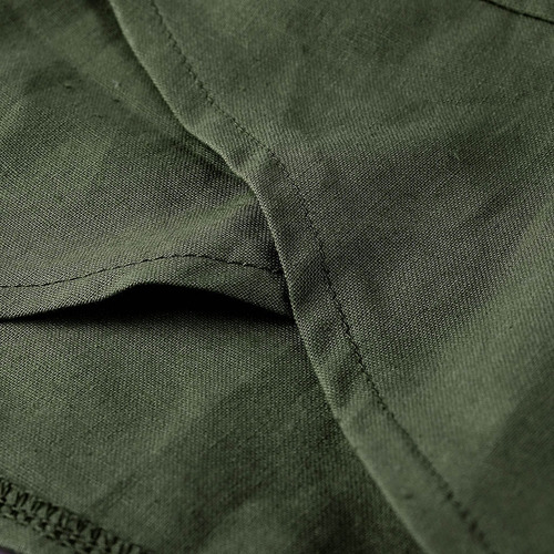 Pantalones Mujer Casual Cintura Alta Solid Verano Algodón Su 