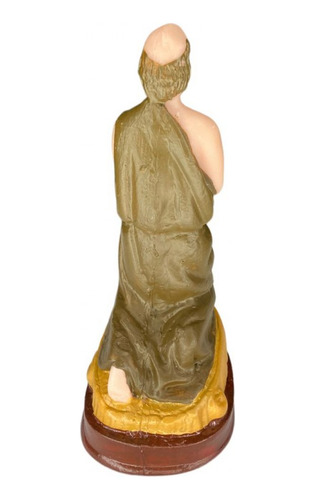 Escultura São Cipriano 12,50 Cm Em Resina