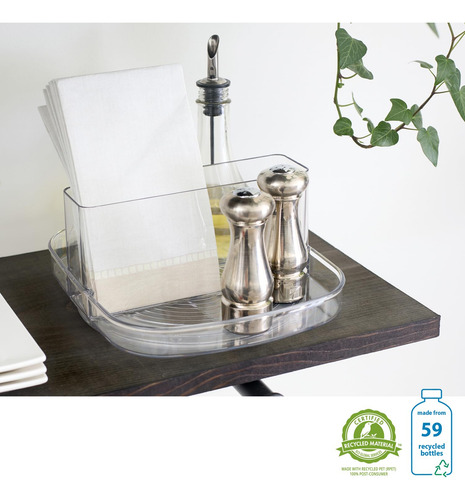 Idesign Linus Lazy Susan Soporte Giratorio De Plástico Para