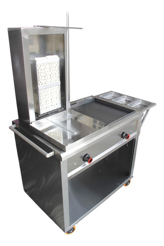 Mueble Para Tacos Al Pastor Horno Pastorero Con Plancha