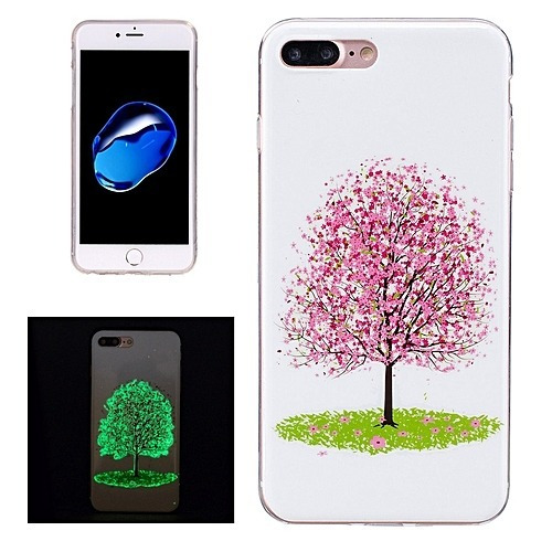 Forro Case iPhone 7/8 Noctilucente Transparente Goma Dura