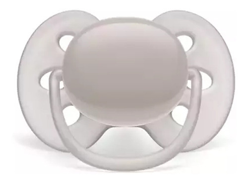 Imagen 3 de 3 de Chupete Philips Avent Ultra Soft Scf092/51 Gris 6-18 Meses