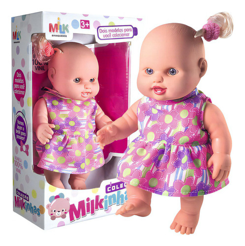 Brinquedo Bonequinha Baby Super Leve E Macia Fofa Menininha