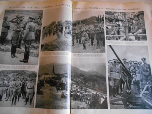 Revistas L'ilustrazione Italiana - Mussolini - Nº24 Ene 1937 (Usado)
