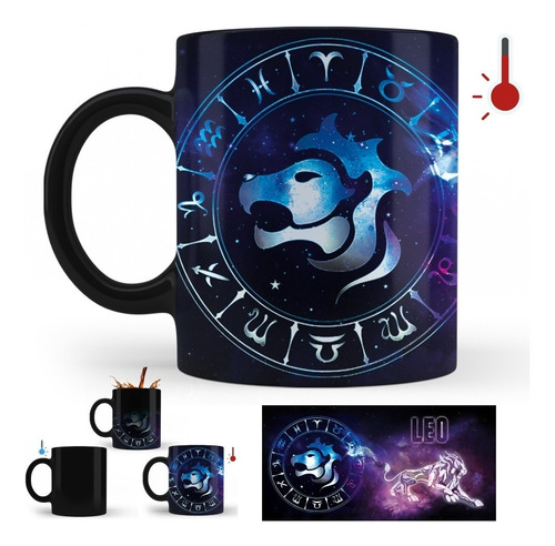 Taza Mágica Caballeros Del Zodiaco Leo