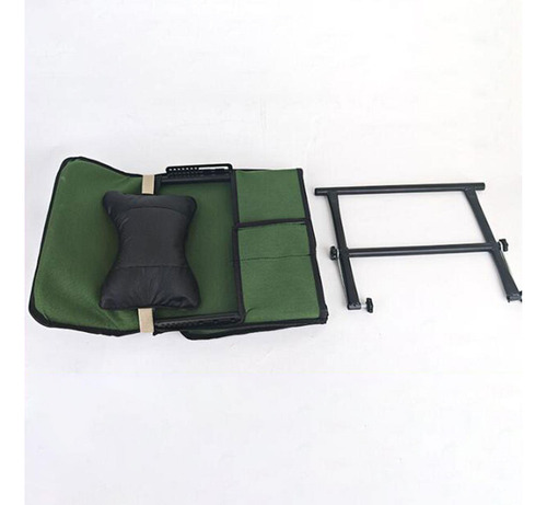 Cojín Plegable Para Asiento Trasero De Bicicleta Verde