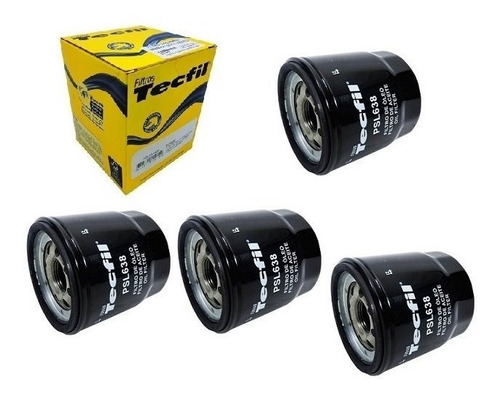 4 Filtros Oleo Tecfil 638 Hornet Er6 Xj6 Z750 Versys Cbr