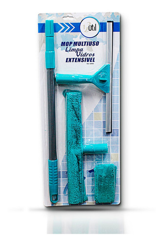 Imagem 5 de 6 de Mop Multiuso - Limpa Vidros - Extensivel 1.4m 123 Útil