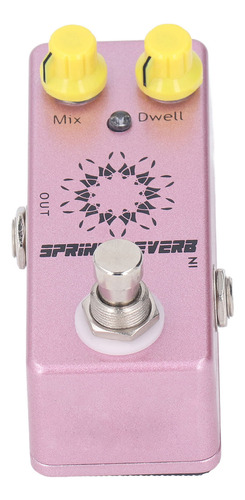 Perilla Spring Reverb Pedal Effect De 1/4 Pulgadas Mono Jack