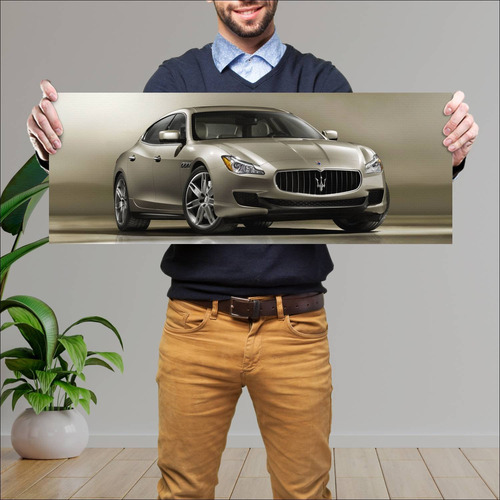 Cuadro 30x80cm Auto 2013 Maserati Quattroporte G 215