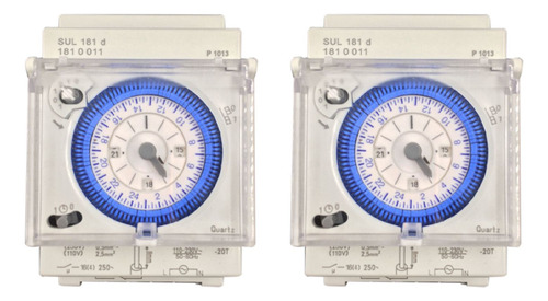Interruptor Programable 2x Interruptor Temporizador Mecánico