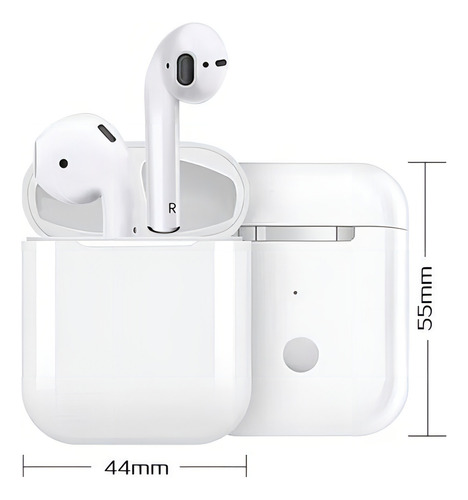 Audífonos I12 Bluetooth 5.0 Tws Táctiles St-w113 Color Blanco