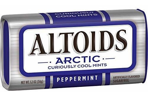 Mentas Altoids Arctic Peppermint, 1.2 Onzas -- 96 Por Caja.