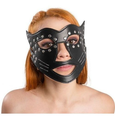 Antifaz Mascara De Cuero Disfraz Encaje 