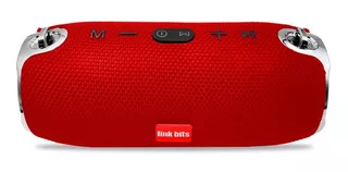 Bocina Bluetooth Recargable Auxiliar Usb Celular Rojo Mb065